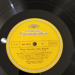 白鳥 フルニエ 珠玉のチェロ小品集 メヌエット アヴェ マリア LPレコードの画像7