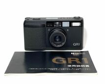 RICOH リコー GR1 ブラック コンパクトフィルムカメラ GR LENS 28mm f2.8 液晶表示OK 美品_画像1