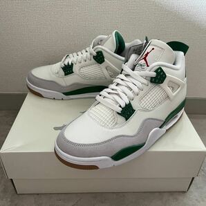 US9.5 27.5cm 未使用品 NIKE SB AIR JORDAN 4 PINE GREEN DR5415-103 ナイキ エア ジョーダン 4 パイングリーンの画像1