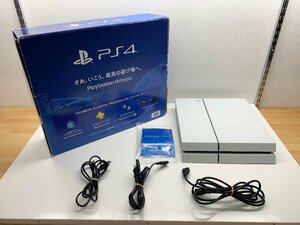 【通電確認OK】SONY ソニー PS4 PlayStation4 プレイステーション4 CUH-1200A 500GB ホワイト 取説、箱、電顕ケーブル、HDMIケーブル
