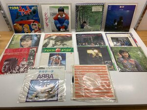 【動作未確認】LP レコード シングル 宇宙戦艦ヤマト カーペンターズ ABBA 西崎みどり アリス など 14枚