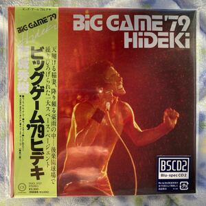 22年新リマスター 西城秀樹 BIG GAME '79 HIDEKI ビッグ・ゲーム' 79ヒデキ young man エピタフ オネスティー ホット・スタッフ