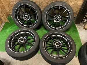 Advanti ENKEI 17インチ 7J +48 205/45R17 JOYROAD SPORT RX6 2021年製 バリ山 夏タイヤ タイヤホイール 4本セット H