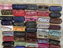 まとめて 大量 約113個 眼鏡 メガネ 老眼鏡 サングラス グラサン メガネケース ジャンク品_画像2