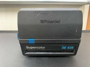 Polaroid　ポラロイド　SE635　SUPERCOLOR　インスタントカメラ　フィルムカメラ　カメラ　ストラップ付き　①