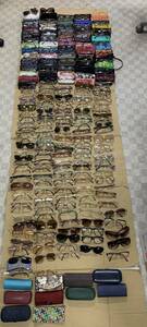 まとめて　大量　約200個　眼鏡　メガネ　老眼鏡　サングラス　グラサン　メガネケース　ジャンク品