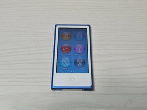 美品☆動作確認済み☆iPod nano 第7世代 16GB ブルー blue A1446 アイポッドナノ Apple