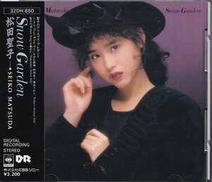 即決82【松田聖子 / Snow Garden スノーガーデン　初回盤 32DH-850 ・3200円盤・ 税表記無】帯付/美品/貴重盤