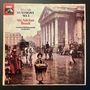 英hmv【4チャンネルstereo】＊ ボールトのエルガー 交響曲第1番 ＊ boult elgar symphony no.1 ＊ロンドン・フィル ASD