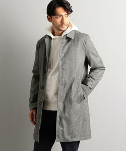 定価3万7500円 ユナイテッドアローズ green label relaxing UNITED ARROWS 32251992695 ステンカラー コート サイズ XL グレー 通勤 gray