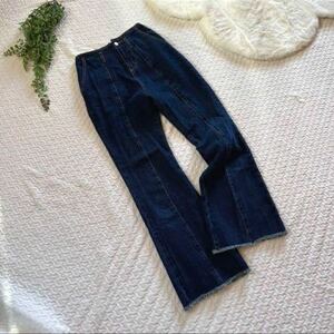  Olive des Olive Denim flair free size waist rubber indigo 