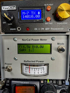 EK-1 CW QRP Transceiver キット（完成品）