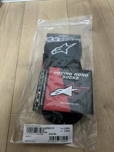 【新品未開封品】【送料無料】アルパインスターズ ソックス 4703111 RACING ROAD SOCKS BLACK RED(30) サイズ:L/XXL バイク