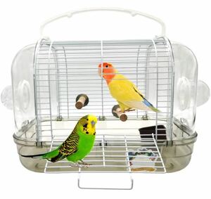 鳥 キャリー インコ キャリーケース 止まり木付き 文鳥 ケージ 通院 おでかけ 鳥かご キャリーケージ セキセイ 手乗り ゲージ