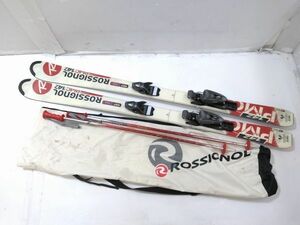 ◇ROSSIGNOL PURE MOUNTAIN PMC142 142cm/ROSSIGNOL AXIUM 100 カービングスキー ロシニョール ケース・ストック付 0111E4 @140 ◇