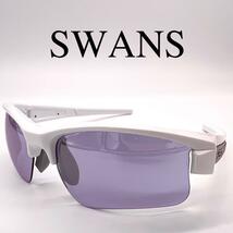 SWANS スワンズ サングラス メガネ サイドロゴ スペアレンズ、ケース付き_画像1