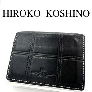 HIROKO KOSHINO ヒロココシノ パスケース カードケース レザー