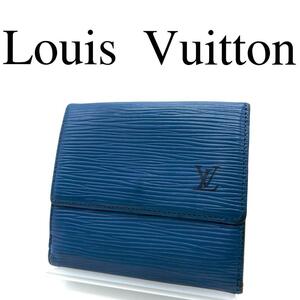 Louis Vuitton ルイヴィトン 折り財布 エピ 総柄 ワンポイントロゴ