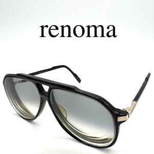 renoma レノマ メガネ 度入り 20-735 ティアドロップ サイドロゴ
