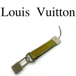 Louis Vuitton ルイヴィトン ストラップ グリーン系 ヴェルニ