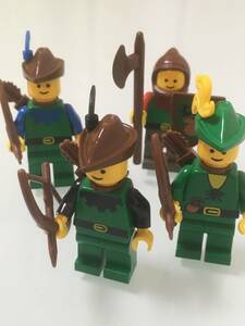 LEGO ミニフィグ　お城シリーズ　ロビンフッド　フォレストマン　森の人　狩人