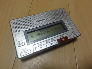 【通電 要修理】Panasonic パナソニック ICレコーダー RR-SR30 シルバー 中古動作品 備忘録