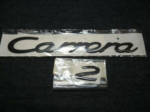 ポルシェ 964　Carrera カレラ 2　純正 エンブレム　未使用品