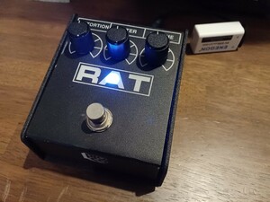 RAT2 PROCO エフェクター　青色LED 9Vセンター