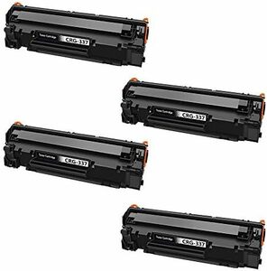 Canon キャノン 337 CRG-337 CRG337 CRG-337VP 4パック ブラック大容量互換トナーカートリッジ 対