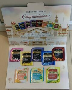  new goods unopened Britain black tea towai person gTWININGS My Tea Moment 8 kind. trial set Earl Gray Assam Darjeeling 