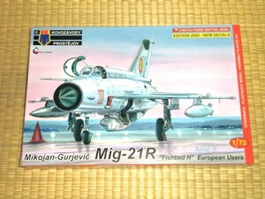 未使用品 KP 1/72 ミグ MiG-21R フィッシュベットH European Users