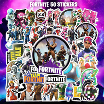 FORTNITE ステッカー 50枚セット PVC 防水 シール 大量 フォートナイト オンラインゲーム バトルロイヤル シューティング_画像1