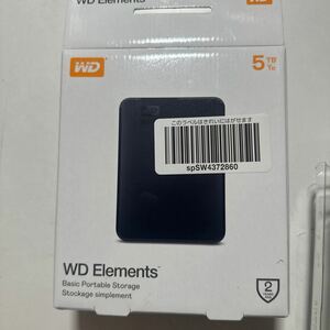 WD Western Digital HDD 5TBポータブル ハードディスク