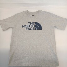 zal-71♪THE NORTH FACEノースフェイス tシャツ(ユーズド) キッズ 半袖 BOYS ボーイズTシャツM(10-12)150cmグレー_画像4