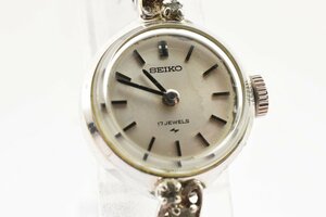 稼働品 セイコー ラウンド ブレスレットウォッチ 手巻き レディース 腕時計 SEIKO