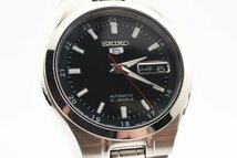 稼働品 セイコー ファイブ 裏スケ デイデイト 自動巻き メンズ 腕時計 SEIKO_画像1