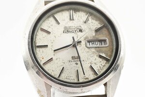 稼働品 セイコー ファイブ アクトス SS ラウンド デイデイト 自動巻き メンズ 腕時計 SEIKO