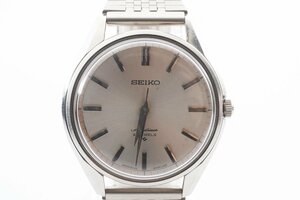 稼働品 セイコー スカイライナー ラウンド 手巻き メンズ 腕時計 SEIKO