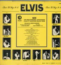 LP 見開き　エルヴィス・プレスリー この胸のときめきを　　Elvis-That's the Way It Is 【Y-582】_画像2