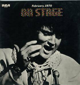 LP プレスリー・オン・ステージ　1970　Elvis-ON STAGE February,1970【Y-583】