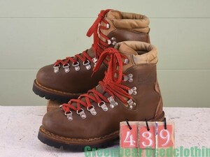 Y439* Austria made [Kastinger] Vintage trekking boots is good taste tea Brown lady's 6 24cm