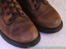 Y434◆USA製【レッドウィング Red Wing】ビンテージ ワークブーツ ワイズ細め 茶 ブラウン メンズ 10.5D 28.5cm_画像6