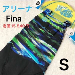 新品 アリーナ 競泳水着 Sサイズ アクアレーシング Fina承認