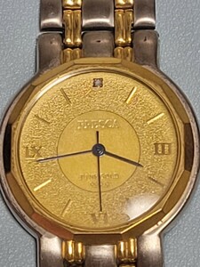 FRESCA フレスカ ゴールド×シルバー コンビ 金刻印 FINE GOLD 999.9 クオーツ 腕時計 中古　動作未確認