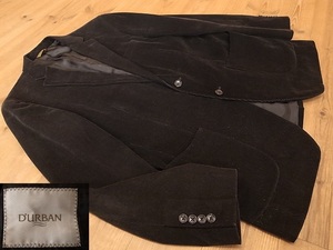  beautiful goods made in Japan D'URBAN Durban 2. corduroy tailored jacket blaser dark brown size L corresponding 