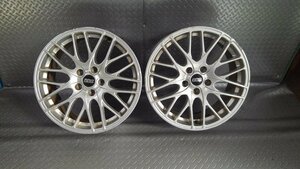 BBS　CS？　アルミホイール2本　18X7.5J+48　５穴　PCD114.3　RK1　ステップワゴン