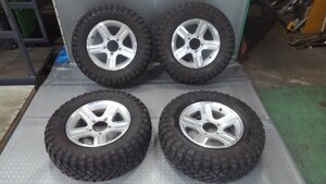 JM23W　AZオフロード　純正　ホイール4本セット　16X5.5J+22　5穴　PCD139.7　タイヤ付　225/75R16LT　送料別途