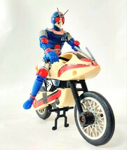 送料300円～☆1989年当時物!バンダイ プラデラ 仮面ライダー BLACK RX「マックジャバー バイオライダー」フィギュア おもちゃ 玩具 マシン_画像1