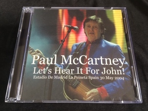 ●Paul McCartney - Let's Hear It For John! ST-300504 プレス2CD