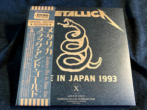 ●Metallica - ブラック・アンド・ゴールド Live In Japan 1993 プレス2CD見開き紙ジャケット